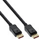 InLine Cable DisplayPort male - DisplayPort male 2m Μαύρο (17202P)