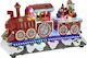 Iliadis Illuminated Christmas Plastic Figure Train Height 27cm with Music