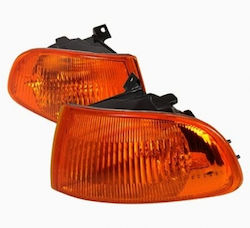 Φλας για Honda Civic 2D/3D Πορτοκαλί 1992-1995 2τμχ