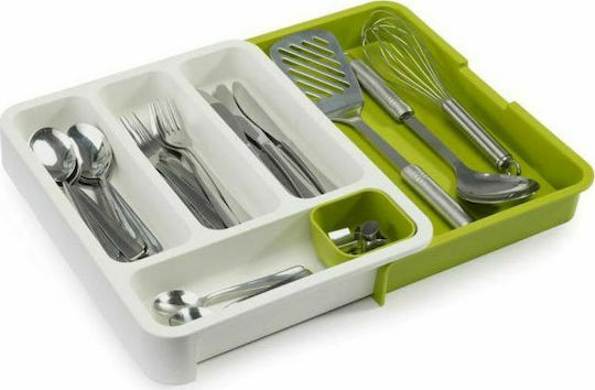 Drawer Cutlery Tray Opening Plastic 36x27.5x5.5cm White