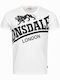 Lonsdale Symondsbury Herren T-Shirt Kurzarm Weiß