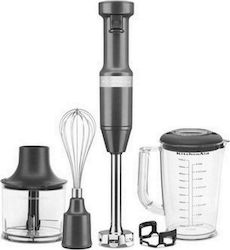 Kitchenaid Hand Blender with Stainless Rod 180W Gray