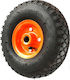 300-4 Pneumatic Wheel for Stroller Inflatable with Metal Belt 20mm