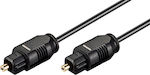 Optical Audio Cable TOS male - TOS male Μαύρο 1.5m (02.007.0008)