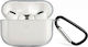 ObaStyle Silicone Case with Keychain Transparent for Apple AirPods Pro