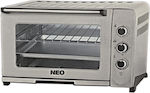 GE-43L Electric Countertop Oven 43lt without Burners Silver