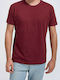 T-shirt Μπορντό