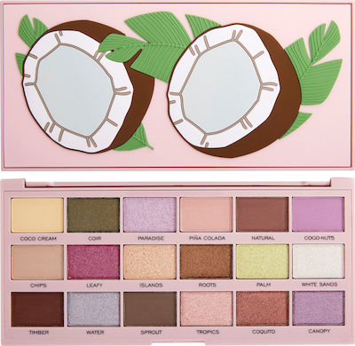 Revolution Beauty I Heart Revolution Eye Shadow Palette in Solid Form Coconut 22.5gr