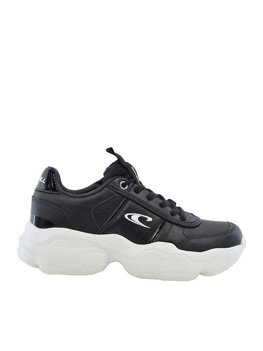 Liv Γυναικεία Chunky Sneakers Μαύρα