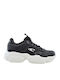 Liv Γυναικεία Chunky Sneakers Μαύρα