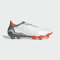 Adidas Copa Sense.1 FG Χαμηλά Ποδοσφαιρικά Παπούτσια με Τάπες Cloud White / Solar Red / Iron Metallic