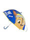 Disney Umbrelă pentru copii Baston Paw Patrol Albastru cu diametrul de 71cm.