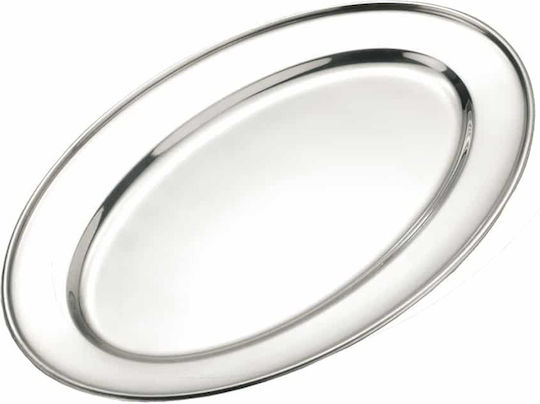 Sunnex Servierplatte Oval Rostfreier Stahl Silber 50cm 1Stück 21764 Sunnex Servierplatte Oval Rostfreier Stahl Silber 50cm 1Stück 21764