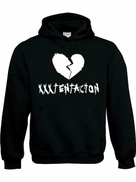 Φούτερ με Κουκούλα XXXTentacion Μαύρο