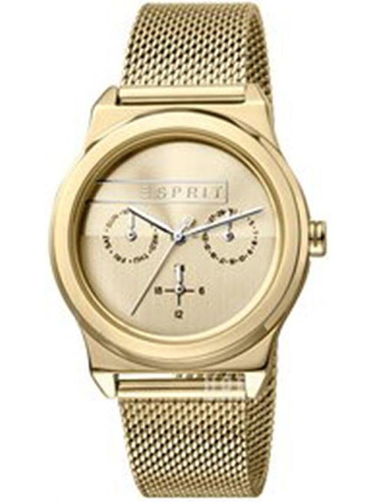Esprit Women's Watch with Gold Metal Bracelet
