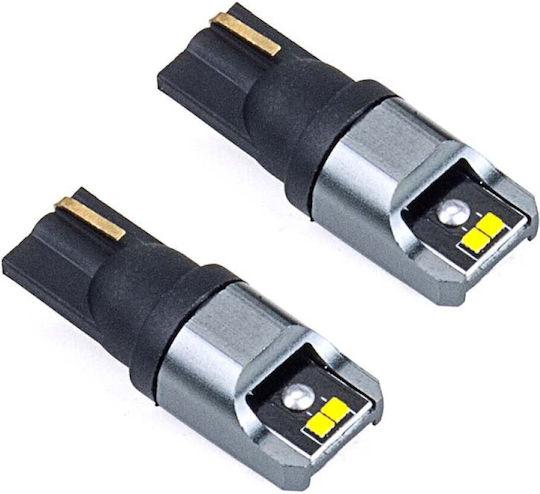 Autoline Car Lamps LX19 T10 Canbus LED White 12-24V 2pcs