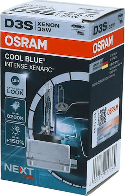 Osram Lamps Car D3S Xenon 6200K Cold White 12V 35W 1pcs