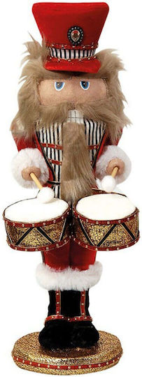 Lianos Fabric Christmas Nutcracker 41cm Red