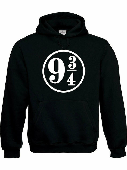 Platform 9 3/4 Circle Kapuzenpulli Harry Potter Schwarz