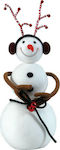 Lianos Christmas Figure SNowman White Height 53cm