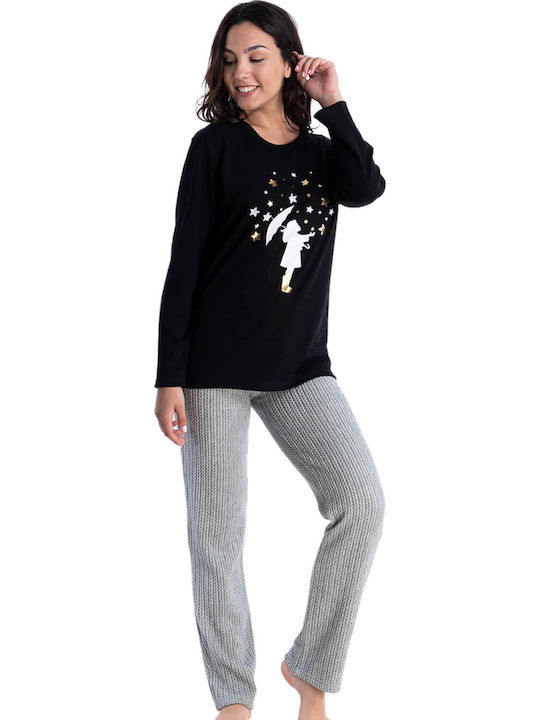 Rachel Set Pijamale pentru Femei Negru