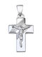 Cross with the Crucified from Silver with Chain T654