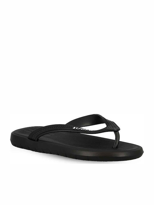 E6203-A01 Herren Flip Flops Schwarze