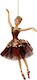 Lianos Weihnachtshänger Ballerina Keramik 17x17cm