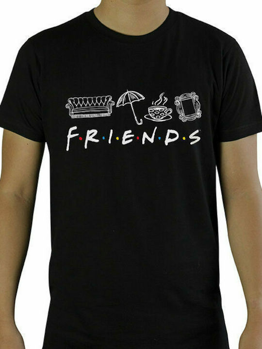 Abysse Friends T-shirt σε Μαύρο χρώμα