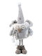 Lianos Christmas Plush Figure Owl Gray Height 32cm
