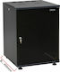 Central Basic 1 Επιτοίχια Rack Cabinet 9U με Γυάλινη Πόρτα 54x45x45.5cm Black 7000345009/C