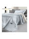Guy Laroche Velvet Σετ Κουβέρτα Sherpa Υπέρδιπλη 220x240εκ. Silver