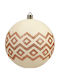Hängendes Kugel Ornament Ornament Kunststoff Kupfer 10cm