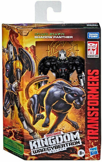 Φιγούρα Δράσης Deluxe Class Shadow Panther Kingdom Transformers για 8+ Ετών 14εκ.