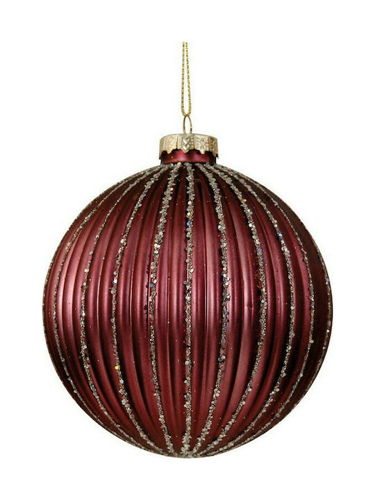 Hängendes Kugel Ornament Ornament Glas Lila 8cm...