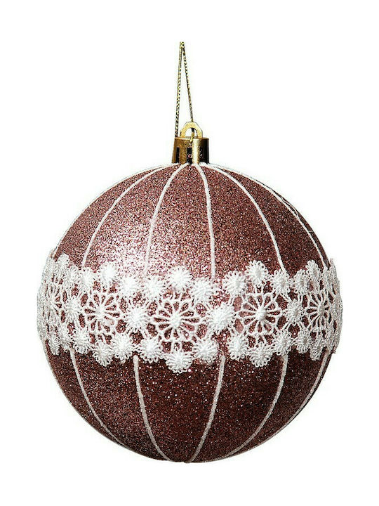 Hängendes Kugel Ornament Ornament Kunststoff Kupfer 10cm