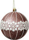 Hängendes Kugel Ornament Ornament Kunststoff Kupfer 10cm