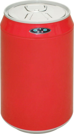 Ecosales Ecosales Trendy Bear Mülleimer aus Inox mit Sensor Rot 12lt