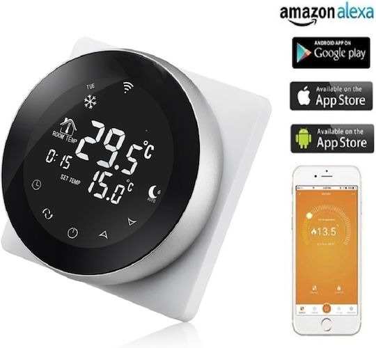 Hysen HY312 Smart Digital Thermostat with Touch Screen και Wi-Fi
