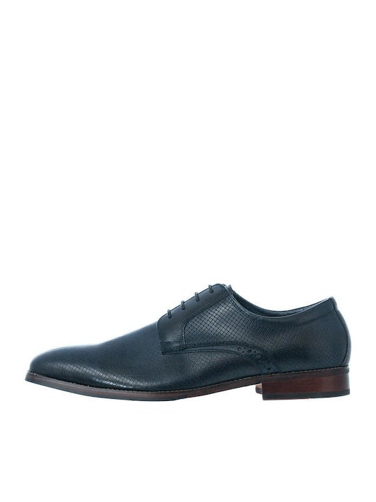 Prive Men's Leather Dress Shoes Blue