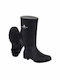 Delta Plus Stone OB SRA Non-Slip Work Wellies Knee Black