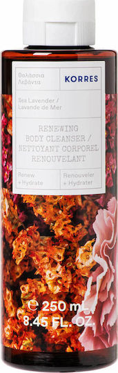Korres Sea Lavender Αφρόλουτρο με AHA & Άρωμα Λεβάντα 250ml