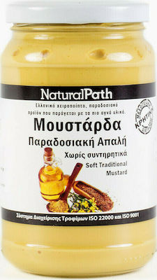 NaturalPath Μουστάρδα Παραδοσιακή Απαλή Χωρίς Συντηρητικά 365gr