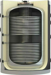 Sieline COS2-200 Δοχείο Αδράνειας Glass 186lt με δύο Εναλλάκτες Τριπλής Ενέργειας