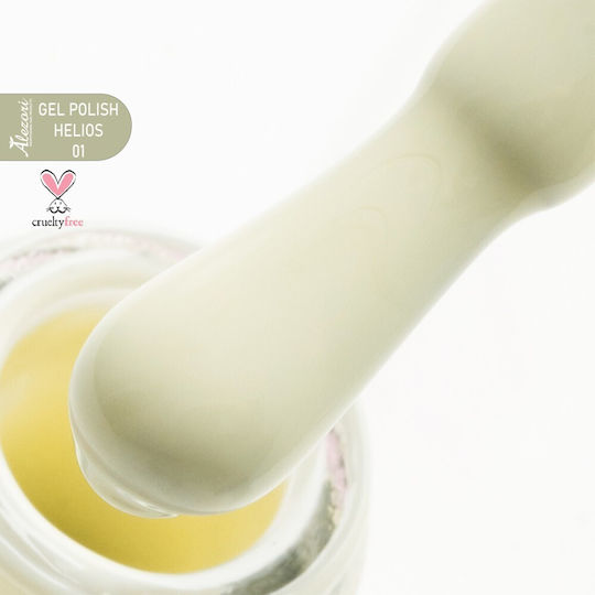 Alezori Classic Semi-Permanent Nail Polish 123 Banana Yellow 15ml 1pcs