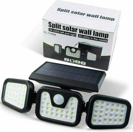 Waterproof Solar LED Floodlight with Motion Sensor IP65