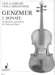 Schott Genzmer - Sonate Nr.2 Sheet Music for Viola / Piano