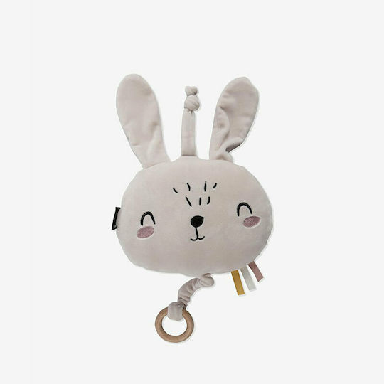 Minene Pendant Toy for Car with Music Velvet Pink Bunny