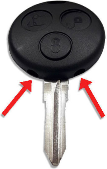 Smart Car Key Shell with 3 Buttons for Smart Smart