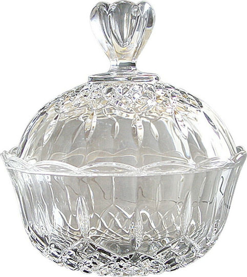 RCR Crystal Sweet Jar Opera with Lid Transparent